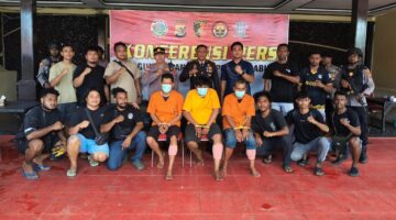 modus pecah kaca mobil polres Nabire berhasil ungkap, tiga orang pelaku pencurian uang Gereja