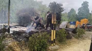Polres Nabire Evakuasi Korban Penembakan dan Pembakaran Pos di Area PT Kristal, Turunkan 150 Personel Gabungan