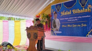 Padukan Silaturahmi dan Konsolidasi, Ketua PCNU Nabire Safari Halal Bi Halal ke Dua Distrik