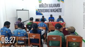 Dinas Kesehatan Provinsi Papua Tengah Lakukan Monev Implementasi ILP pada 8 Puskesmas Lokus Provinsi Papua Tengah